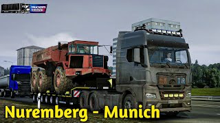 Truckers of Europe 3 MAN TGX Articulated Truck Transport Nuremberg Munich [upl. by Aitital]