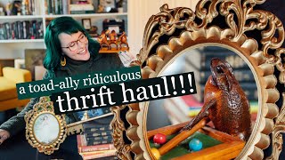 a toadally ridiculous thrift haul  stroup mansion [upl. by Haden]