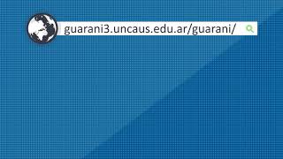 Generación de Usuario y Contraseña de SIU Guaraní UNCAUS [upl. by Aihc]