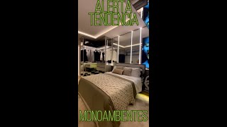 Tendencias en Decoración de Interiores  MONOAMBIENTES [upl. by Novyart]