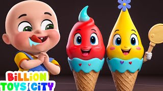 Ice Cream Song  Yes Yes Yummy Ice Cream  More Nursery Rhymes amp Kids Baby Songs [upl. by Elkcim]