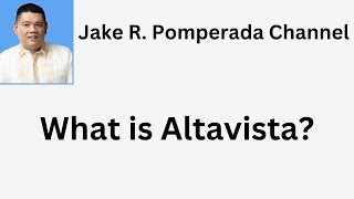 What is Altavista [upl. by Hoisch328]