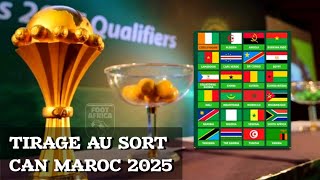 TIRAGE AU SORT CAN MAROC 2025  DATE CHAPEAUX ET RETRANSMISSION TV [upl. by Nebe208]