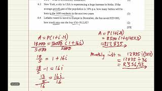 How to study Finance Grade 10 I Mathematics problem [upl. by Enomahs]