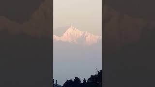 Best time kanchenjunga view in Darjeeling shorts minivlog darjeeling [upl. by Hollie540]