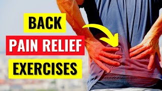 Back Pain Relief Exercises in 5 Min [upl. by Ailido]