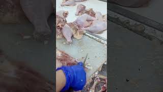 Process of Deboning Chicken Legs in a Food Factory [upl. by Etteniuqna]