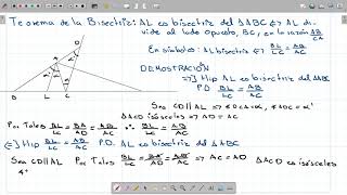 Teorema de la Bisectriz [upl. by Bevan]