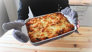 How To make Baked ZITI  Quick Easy and Very Cheesy [upl. by Yahs]