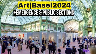 ART BASEL PARIS 2024 4K  EMERGENCE amp PUBLC SECTIONS [upl. by Sloane]