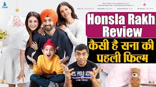 Honsla Rakh Movie Review Shehnaz Gill Diljit Singh Sonam Bajwa Shinde Grewal [upl. by Ahsotal12]