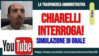 Chiarelli interroga  La trasparenza amministrativa 2522022 [upl. by Nnaeinahpets]