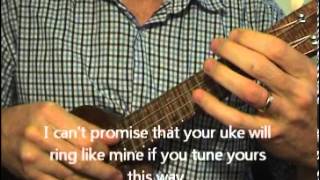 Tuning your ukulele quotF Bb D Gquot [upl. by Ymma791]