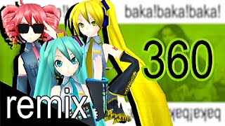 Original REMIX 360 Feat Hatsune Miku Kasane Teto amp Akita Neru [upl. by Feigin]