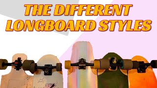 Different Longboard Styles Explained [upl. by Solracesoj773]