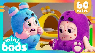 Le malade imaginaire  Minibods  Baby Oddbods Français  Dessin Animé en Français [upl. by Reifinnej427]