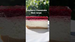 Raspberry Cheesecake homemade delicious cheesecake easyrecipe [upl. by Reiko]