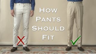 How Pants Should Fit  4 Point Fit Guide [upl. by Ramsay]