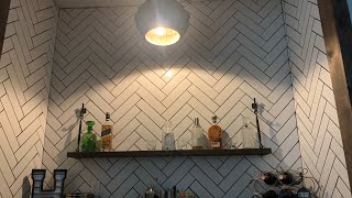 How to Herringbone Tile DIY TIPS [upl. by Pebrook292]