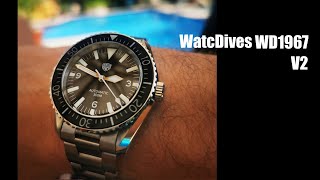 Watchdives WD1967 Sharkmaster V2 Watch Review [upl. by Ier]