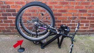 Homemade folding mountain bike conversion [upl. by Callean]