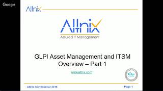 GLPi Asset Management and ITSM English Part 1 [upl. by Ezri]