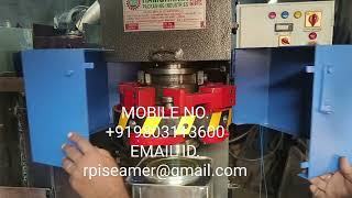 15 LITRE TIN RASGULLA EASY OPEN SEAMING MACHINE [upl. by Ahseined558]