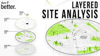 Layered Axonometric Map in Photoshop [upl. by Fabiano]