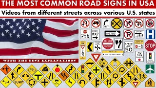 THE MOST COMMON ROAD SIGNS IN USA [upl. by Raab]