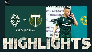 HIGHLIGHTS  Vancouver Whitecaps FC vs Portland Timbers  Sept 28 2024 [upl. by Judenberg]