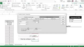 Intervalo de confianza de la proporción  Ejercicio con MegaStat de Excel y Fórmula [upl. by Rojas]