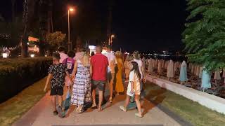 Was ist am Abend aktuell in Kumköy Side Türkei 4K sideturkey urlaubintürkei2024 [upl. by Castera]