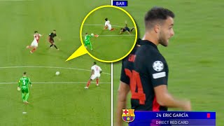 Ter Stegen MISTAKE Barcelona received a RED CARD against Monaco 😳 [upl. by Krawczyk]