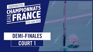 Championnats de France 2024 –Demifinales – Court 1 [upl. by Thibaud]