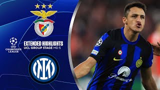 Benfica vs Inter Extended Highlights  UCL Group Stage MD 5  CBS Sports Golazo [upl. by Preston]