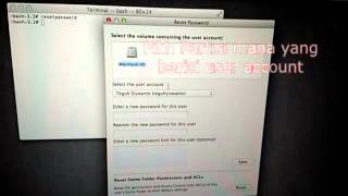 Cara Reset Password Macbook Mac OS [upl. by Zetnod]