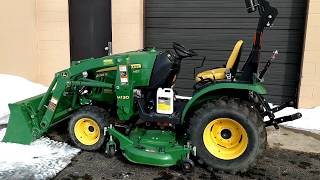 How To Add Hydraulic Oil To A John Deere 2025r Tractor [upl. by Debby]