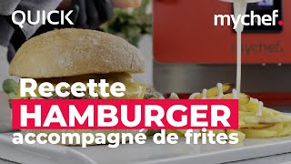 Hamburger et frites en 3 minutes avec Mychef QUICK [upl. by Stalker]