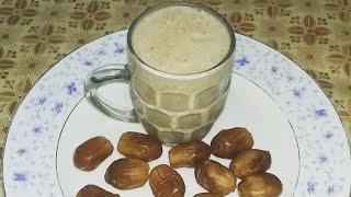 how to make khajoor milkshake dates milk shake recipe byfood araramzan special drink for iftar [upl. by Negrom]