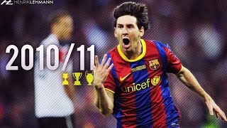 Lionel Messi ● 201011 ● Goals Skills amp Assists [upl. by Nwahsram]