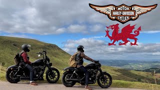 A weekend in Wales on Harley Davidson Iron 883 Sportsters [upl. by Anialeh]