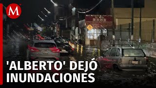 Paso de Alberto ya ha dejado fuertes afectaciones en Veracruz Campeche y Yucatán [upl. by Iralav]