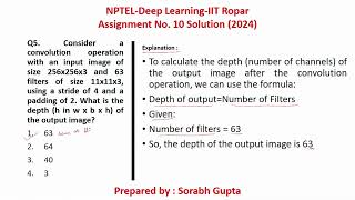 NPTELDeep Learning IIT Ropar Assignment 10 Solution 2024 [upl. by Ellevel]