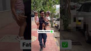 Bollywood Actor Gurmeet Choudhary with 2 little princess Lianna Divisha spot gurmeetchoudhary yt [upl. by Enilada]