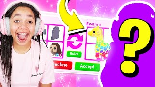 What People TRADE FOR A NEON GIRAFFE DREAM PET Roblox Adopt Me [upl. by Aikar]