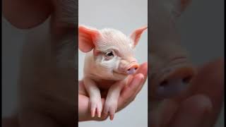 Cutest Mini Pig Fits Right in Your Hand 🐷 [upl. by Nylanaj642]