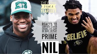 Quinnen Williams REACTS To Cam’Ron Silmon Craig LIVE Saying He Want to “PLAY FOR COACH PRIME” [upl. by Naam899]