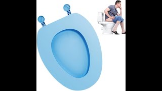 Coussin doux et épais pour siège de toilette compatible avec la plupart des sièges et couvercles [upl. by Oleusnoc]