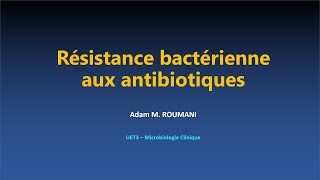 Microbio  Résistance bactérienne aux antibiotiques [upl. by Adnar]