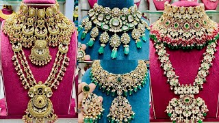 Fine imitation jewellery at chandni chowk Beauty Palace Premium bridal jewellery available [upl. by Othella]